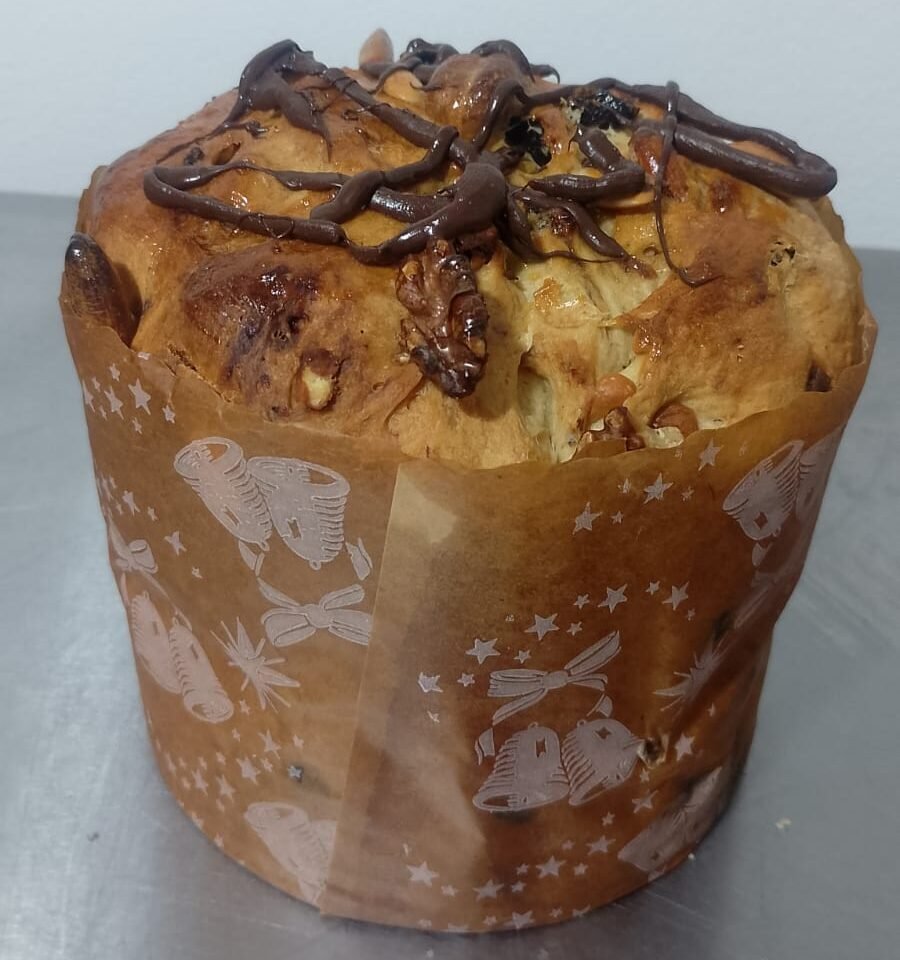 Detalle de frutas y chocolate